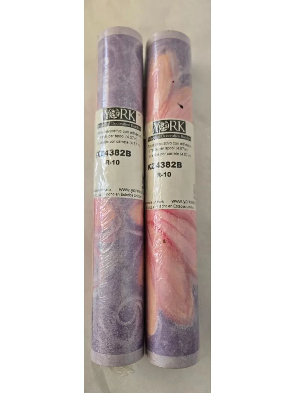 York RoomMates Colorful Flower Power Wallpaper Border Lot 5yds X 9in Bedroom